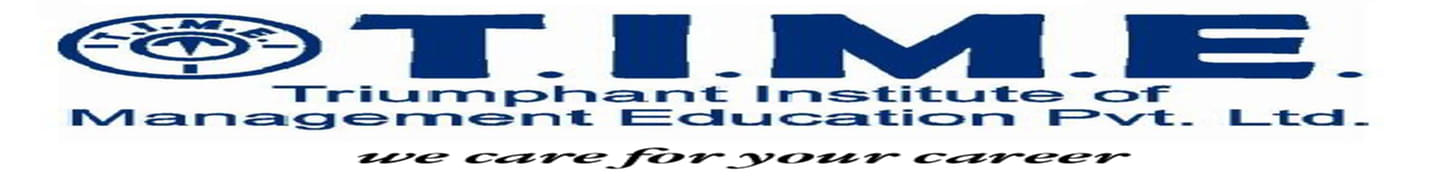 TIME Institute Kothrud Pune: Courses & Fees